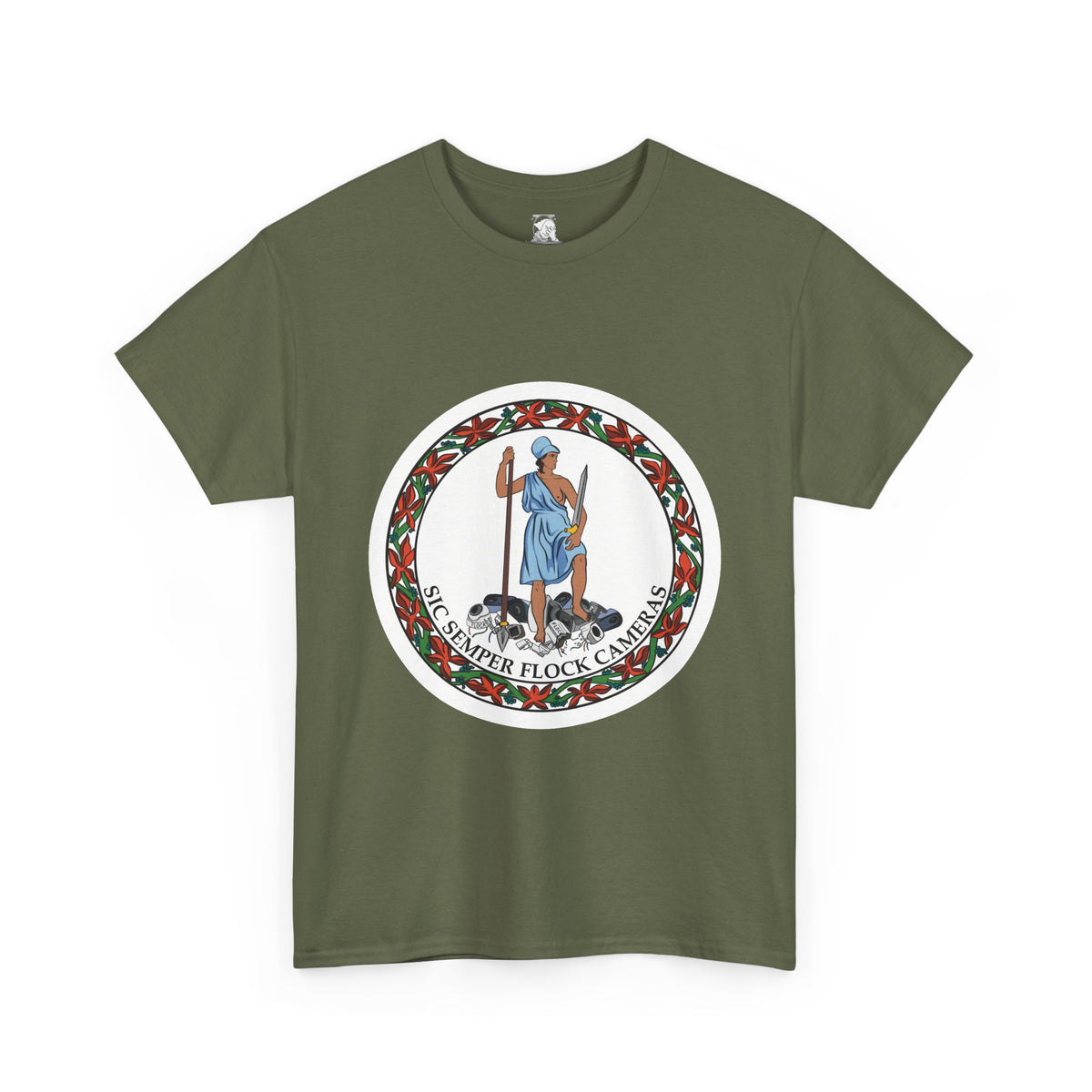 Sic Semper Flock Cameras T-Shirt